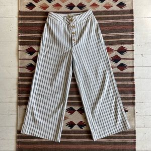 Madewell Wide Leg Button Front Pants
